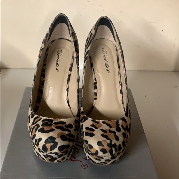 Leopard print wedges - Picture 1 of 4